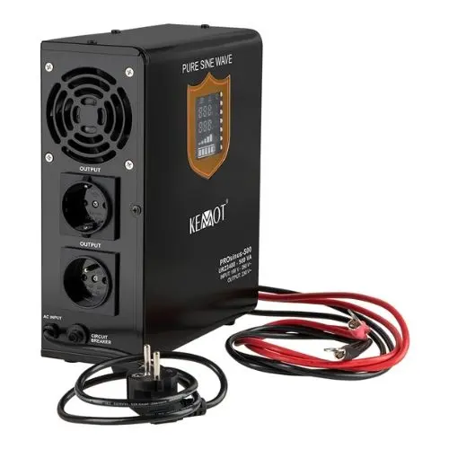 UPS cu sinus pur 500VA/300W pentru centrală termică, 12V, Kemot URZ3408