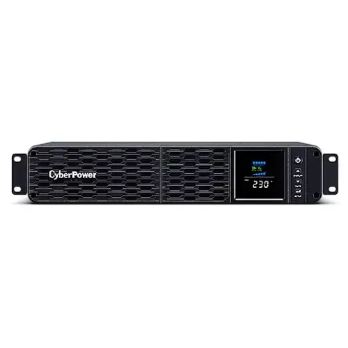 UPS CYBERPOWER CP1200EIPFCRM2U, rack 2U, 1200VA/720W AVR, 8xIEC, LCD, 2x 12V/7Ah, Backup 2-9minute, USB, RS232, RJ45,slot SNMP