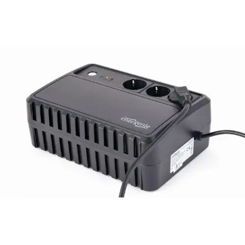 UPS GEMBIRD EG-UPS-3SDT600-01, brick, 600VA/360W, AVR, Schuko x 3, 1 x baterie 12V/7Ah, LED, back-up 10 minute, montabil pe perete