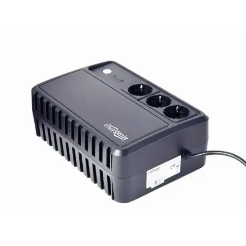 UPS GEMBIRD EG-UPS-3SDT800-01, brick, 800VA/480W, AVR, Schuko x 3, 1 x baterie 12V/8Ah, LED, back-up 10 minute, montabil pe perete
