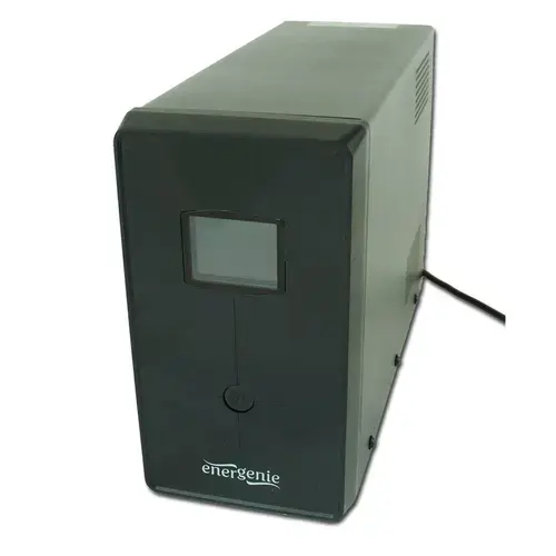 UPS GEMBIRD Energenie 033, 720W/1200VA, 230V, LCD, Negru
