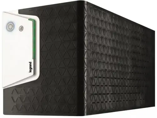 UPS Legrand KEOR SP 600, 600VA/360W, 4xIEC German standard sockets, USB HID, baterie 1x 12V 7Ah, stabilizator electronic (AVR), 230V, forma Tower, tehnologie Line interactiv, dimensiuni 120 x 138 x 330 mm