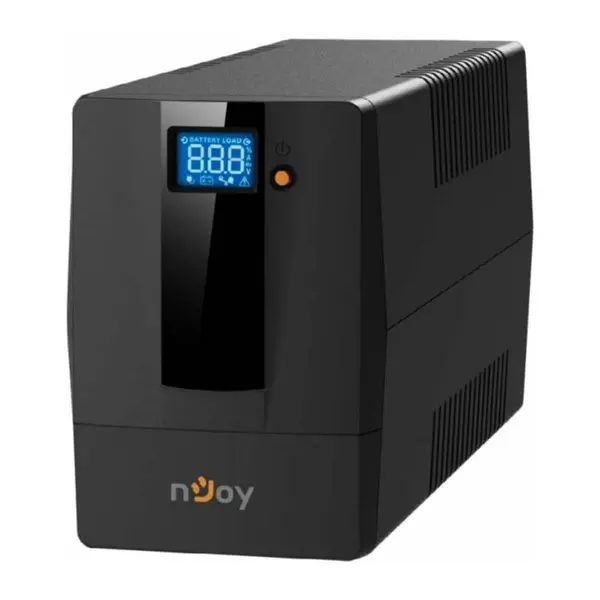 UPS NJOY HS 800, 800VA/480W, Line-interactive, 2 Prize Schuko cu Protectie, Repornire Automata, Reglaj Automat al Tensiunii