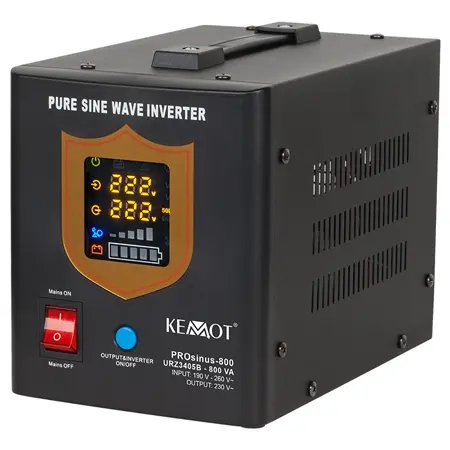 Ups Pentru Baterii De 12V, Potrivit Pentru Centrale Termice, Sinus Pur, 500W, Kemot Prosinius Urz3405B