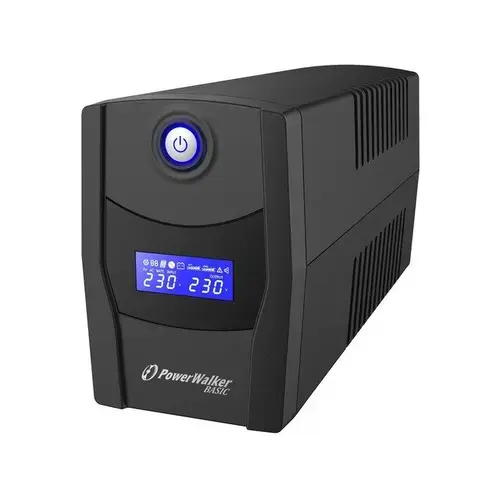 UPS Power-walker VI 800 STL FR, 480W/800VA, 230V, LCD, Negru