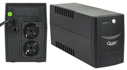 UPS Quer Micropower, 600VA/360W, 2 x Schuko (Negru)