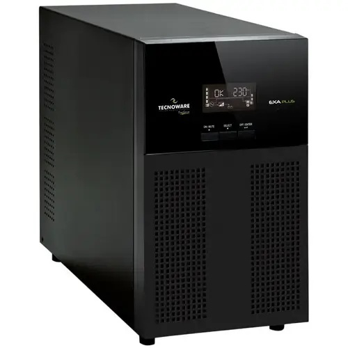 UPS, TECNOWARE, EXA PLUS 4500, 4.500VA/3.150W, Tehnologie Line Interactive Plus cu unda sinusoidala, Ecran LCD multifunctional, AVR, 8 prize IEC C13