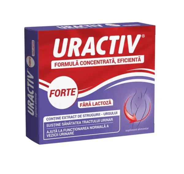 Uractiv Forte fara lactoza 20 capsule