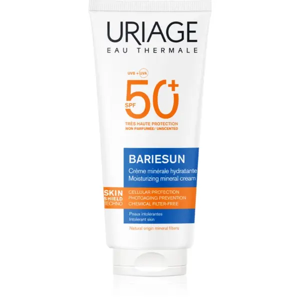 Uriage Bariésun Mineral Cream SPF 50+ crema de fata cu minerale pentru protectie SPF 50+ rezistent la apă 100 ml