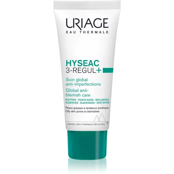 Uriage Hyseac 3-Regul+ Global Anti-Blemish Care crema matifianta pentru pielea cu imperfectiuni 40 ml
