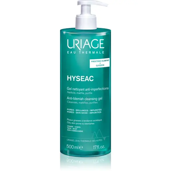 Uriage Hyseac Cleansing Gel gel de curățare blând pentru fata si corp 500 ml