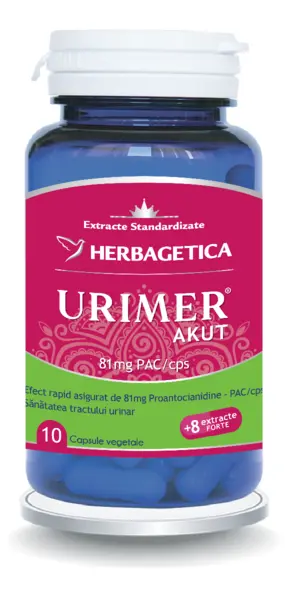 Urimer Akut, 10 capsule, Herbagetica