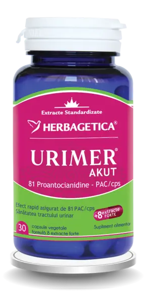 Urimer Akut, 30 capsule, Herbagetica