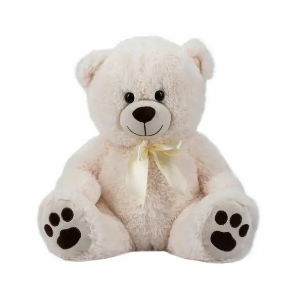 Ursulet de plus, Free2Play, Teddy Bear Cuddly, 38 cm, White