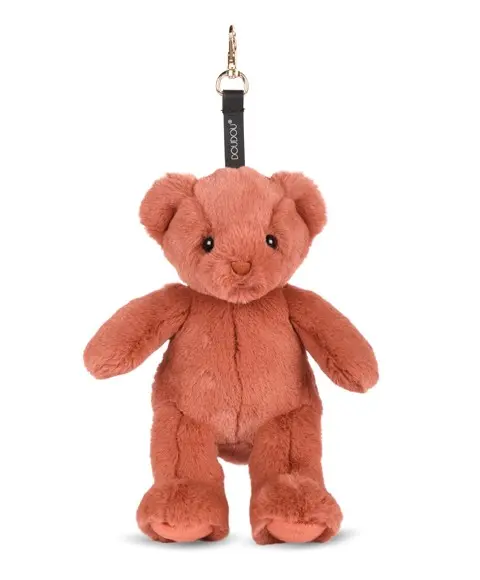 Ursulet din plus - breloc adorabil, 20 cm, Teracota