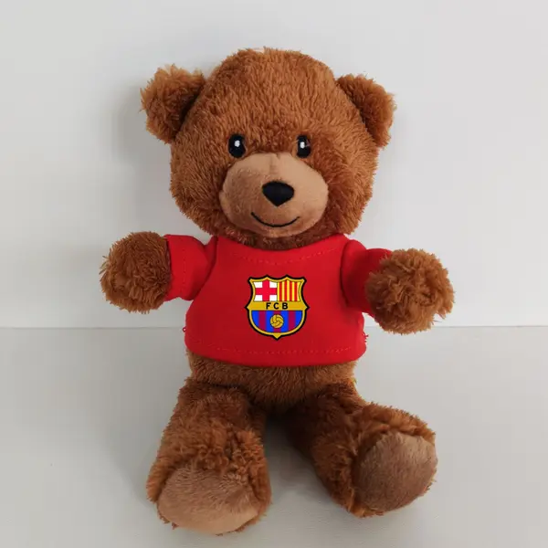 Ursulet Teddy Negru Personalizat PLUS4 Rosu