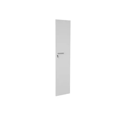 Usa alba pentru dulap scolar inaltime 187 cm, ingust, pentru materiale didactice