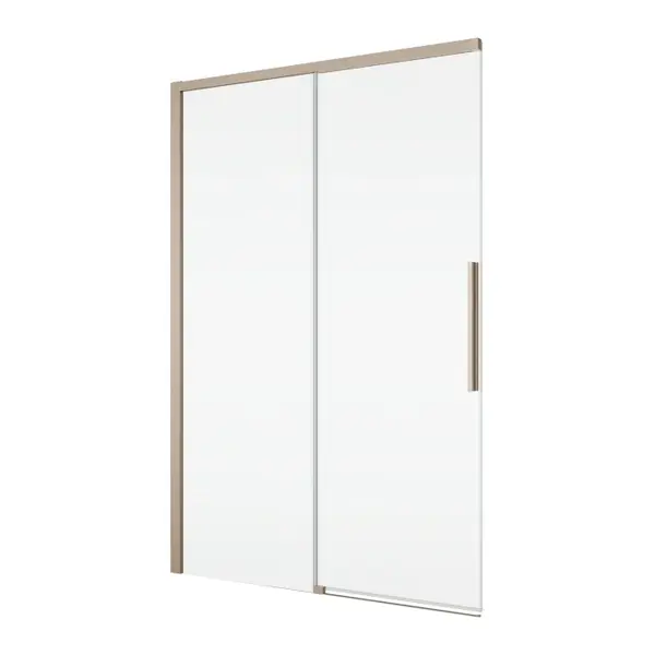Usa culisanta de dus in nisa, 1500 mm, champagne metal, doua elemente, Ronal Oriana