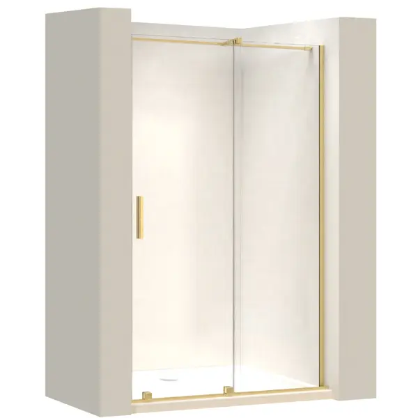 Ușă de duș Rea Montana 110 Gold brush