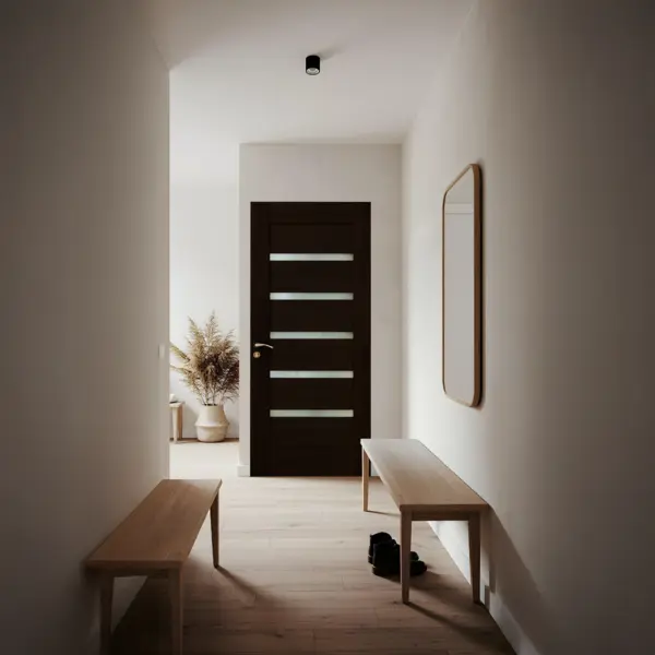 Usa de interior din lemn Combi cu geam KMC 032 2000/800 Wenge
