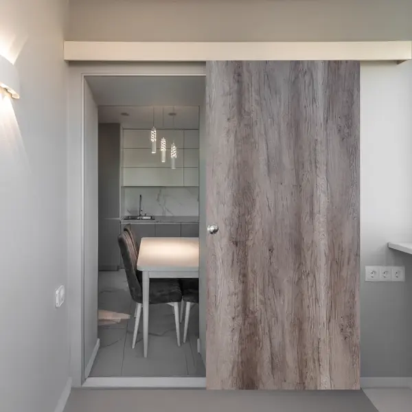 Usa glisanta interior din MDF laminat stejar 870/2130 mm