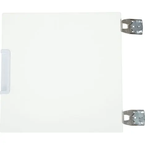 Usa mica de culoare alba cu mecanism de inchidere silentioasa pentru dulapuri Quadro