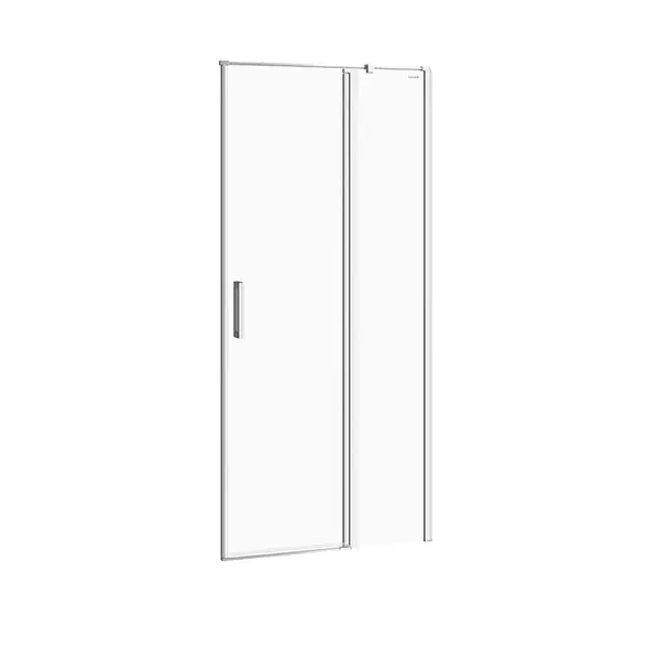 Usa sticla dus batanta 90x195 cm profil crom Cersanit Moduo, montare dreapta