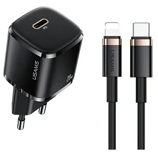 Usams Incarcator pentru telefon Usams 1x USB-C T36+Lightning PD