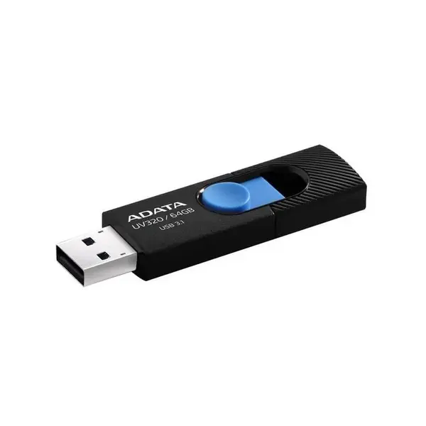 USB UV320 64GB BLACK/BLUE RETAIL USB UV320 64GB BLACK/BLUE RETAIL