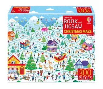 Usborne Book and Jigsaw Christmas Maze, Paperback/Sam Smith