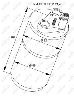 uscator,aer conditionat NRF 33322