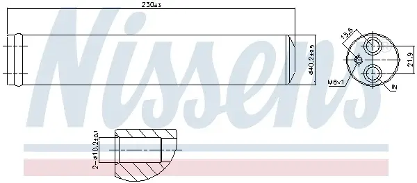 Uscator aer conditionat potrivit MERCEDES SPRINTER 3,5-T (B906), SPRINTER 3,5-T (B907, B910), SPRINTER 3-T (B906), SPRINTER 3-T (B910, B907), SPRINTER 4,6-T (B906), SPRINTER 4-T (B907 1.8-3.0D 06.06-
