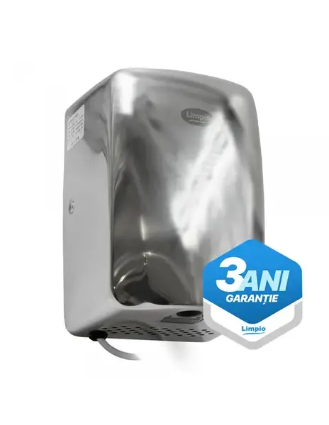 Uscator de maini Limpio HD 28SIA, 650 W, 60 m/s, IPX1 (Argintiu)