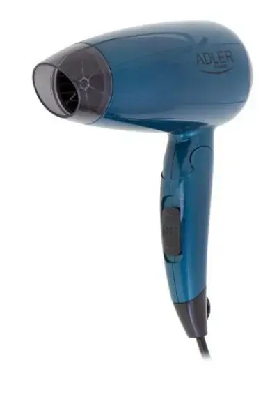 Uscator de par Adler AD 2263, 1800 W, 2 Nivele de temperatura, 2 Trepte de viteza (Albastru)