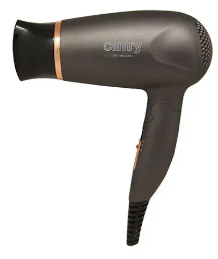 Uscator de par Camry CR 2261, 1400 W, 2 Nivele de temperatura, 2 Trepte de viteza (Gri/Auriu)