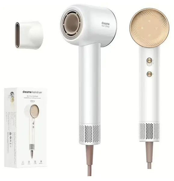Uscător de păr Dreame - Hair Glory AHD6A-WH, 1600W, 4 moduri, alb