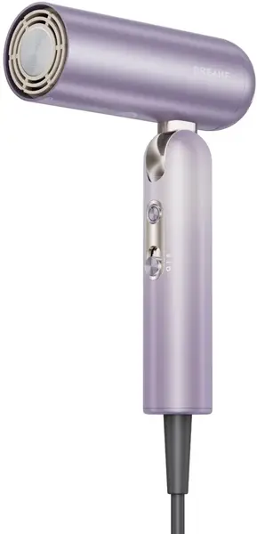 Uscator de par Dreame Pocket Ultra AHD52, 1500 W, 2 viteze, 5 trepte temperatura, 110.000 RPM, Accesoriu ondulare si descretire (Mov)