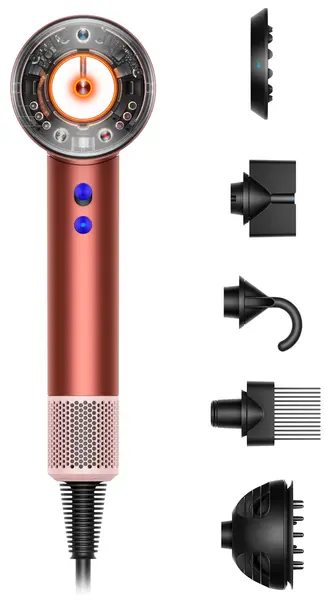 Uscător de păr Dyson - HD16 Supersonic Nural, 1600W, 3 viteze, StrBz/BhPk