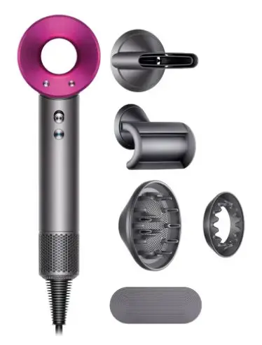 Uscator de par Dyson Supersonic HD07, 1600 W, 4 Niveluri temperatura (Roz/Argintiu)