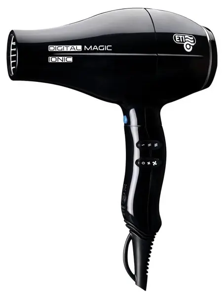 Uscător de păr Eti – Digital Magic Ionic, 2400W, 6 trepte, negru
