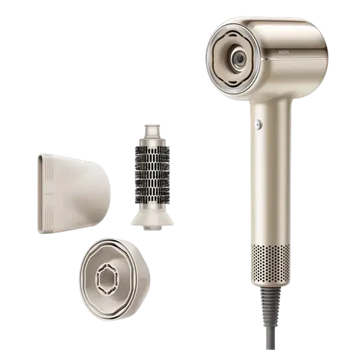 Uscator de par MOVA Shine 20, 1600 W, Ultra-compact, cu senzor TOF si tehnologie AeroBlossom (Auriu)