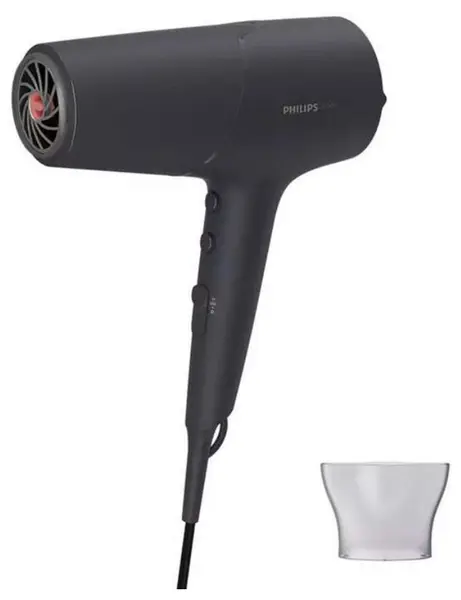 Uscător de păr Philips - BHD504/00, 2100W, 3 viteze, negru