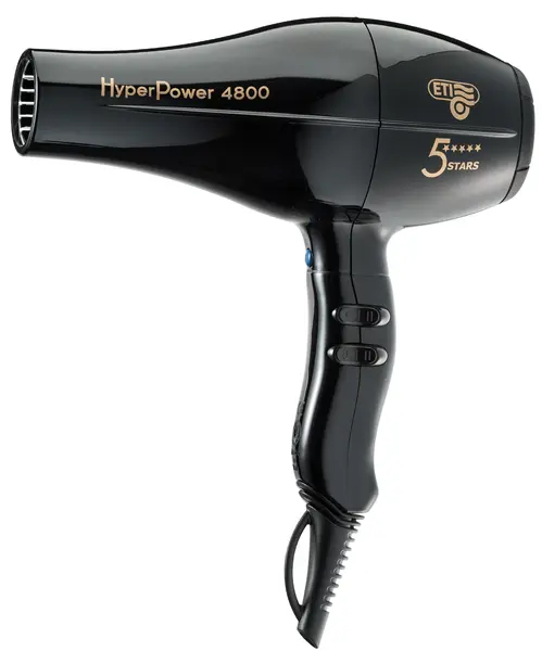 Uscător de păr profesional ETI - Hyper Power, 2600W, 2 viteze, negru