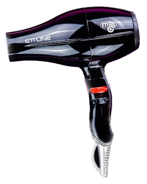 Uscător de păr profesional ETI - Line, 2400W, 2 viteze, negru