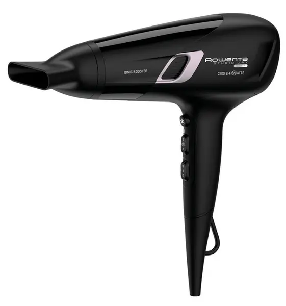 Uscător de păr Rowenta - Studio Dry CV5820F0, 2300W, 6 viteze, negru