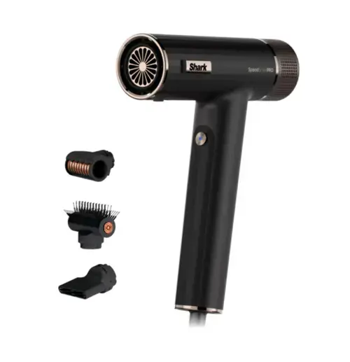 Uscator de par Shark SpeedStyle Pro HD731EU, 220-240v, 1750W, 4 trepte de temperatura, concentrator turbo (Negru)