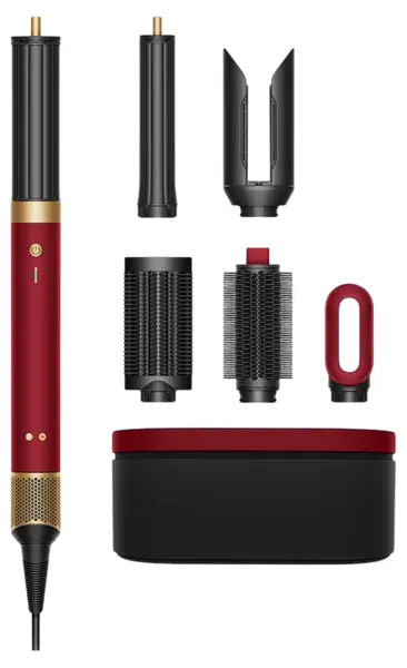 Uscător de păr și ondulator Dyson – Airwrap HS09 Co-anda 2x, Red Velvet/Gold