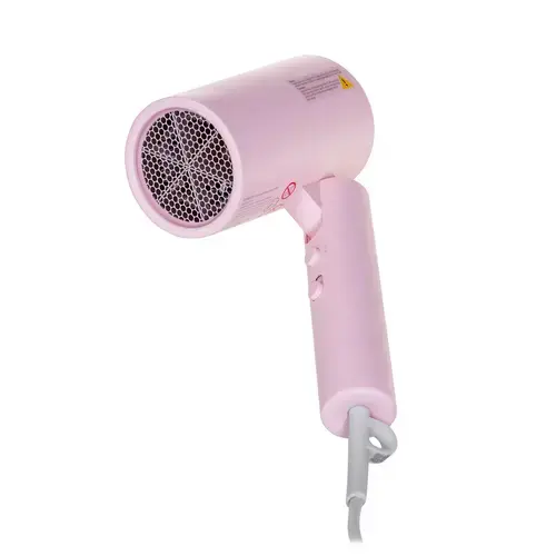 Uscator de par Xiaomi H101, 1600 W, 20.000 RPM, 15m/s, Ion Negativi, 2 trepte de temperatura, Cablu 1.7 m (Roz)