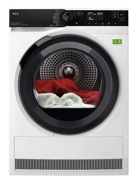 Uscator de rufe AEG TR9396CE, AbsoluteCare, Pompa de caldura, 9 kg, 15 programe, Clasa B, Wi-Fi (Alb)