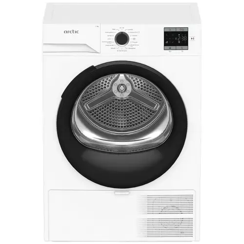 Uscator de rufe Arctic A2T19239W, Pompa de caldura, 9 kg, 15 programe, Clasa A++, Aqua Surf (Alb)
